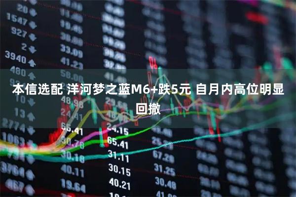 本信选配 洋河梦之蓝M6+跌5元 自月内高位明显回撤